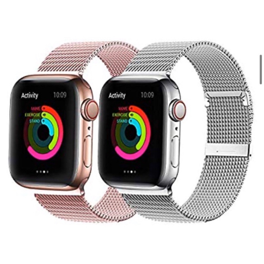 Rose Gold Stainless Steel Apple Watch Band 38MM
